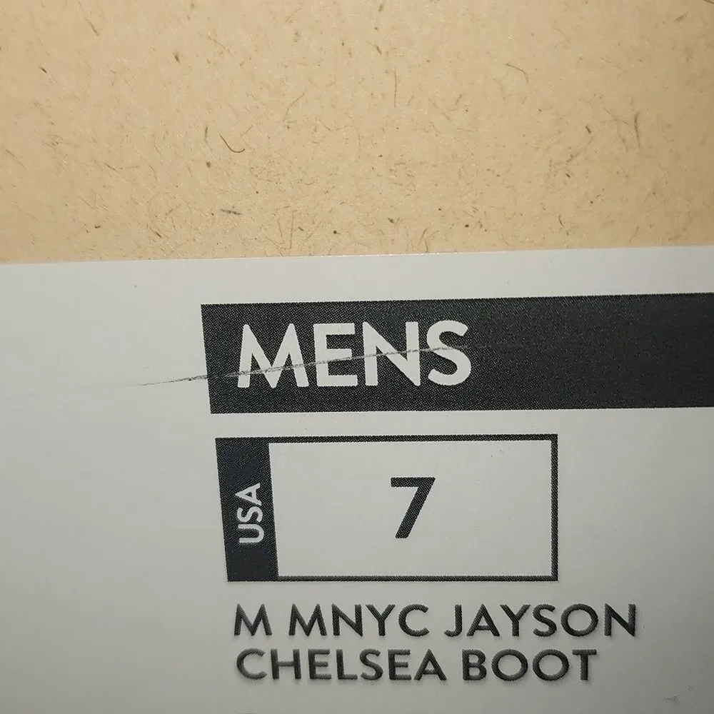 Madden NYC Men's Jayson Chelsea Boot Size 7